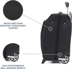 Maxlite 5 Softside Lightweight Carry-On Upright 2 Wheel Rolling Garment Bag, Men and Women, Black, 22-Inch