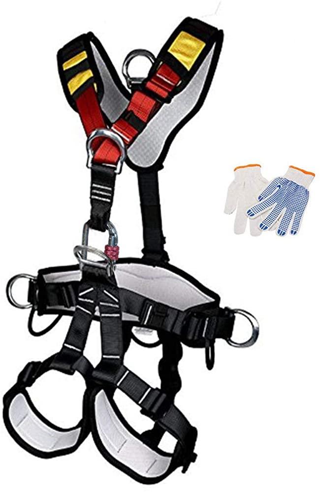 HEEJO Climbing, Safety Safe Seat Belt for Outdoor Tree Climbing, Outward Band Expanding Training, Climbing Gear, LarSize