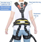 HEEJO Climbing, Safety Safe Seat Belt for Outdoor Tree Climbing, Outward Band Expanding Training, Climbing Gear, LarSize