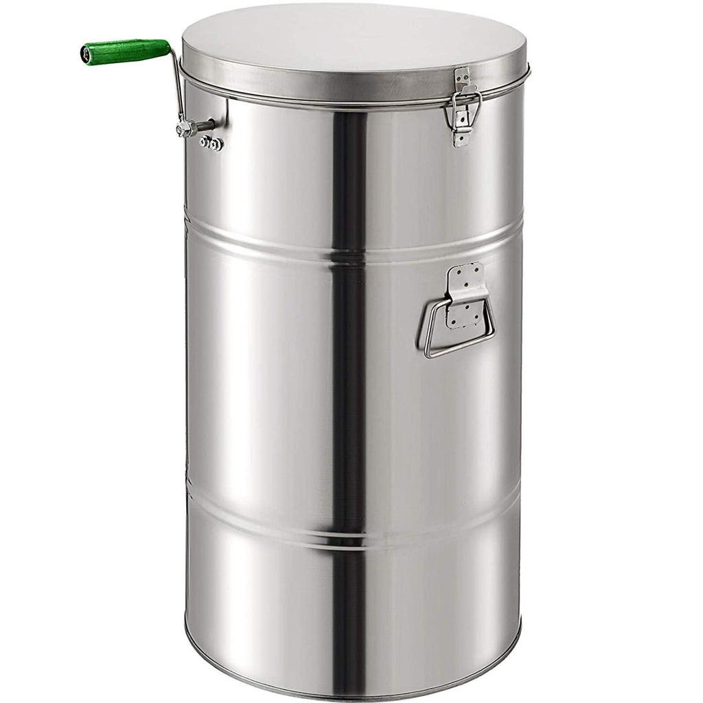 bestequip manual honey extractor 2 frame bee extractor stainless steel honeycomb spinner crank beekeeping equipment