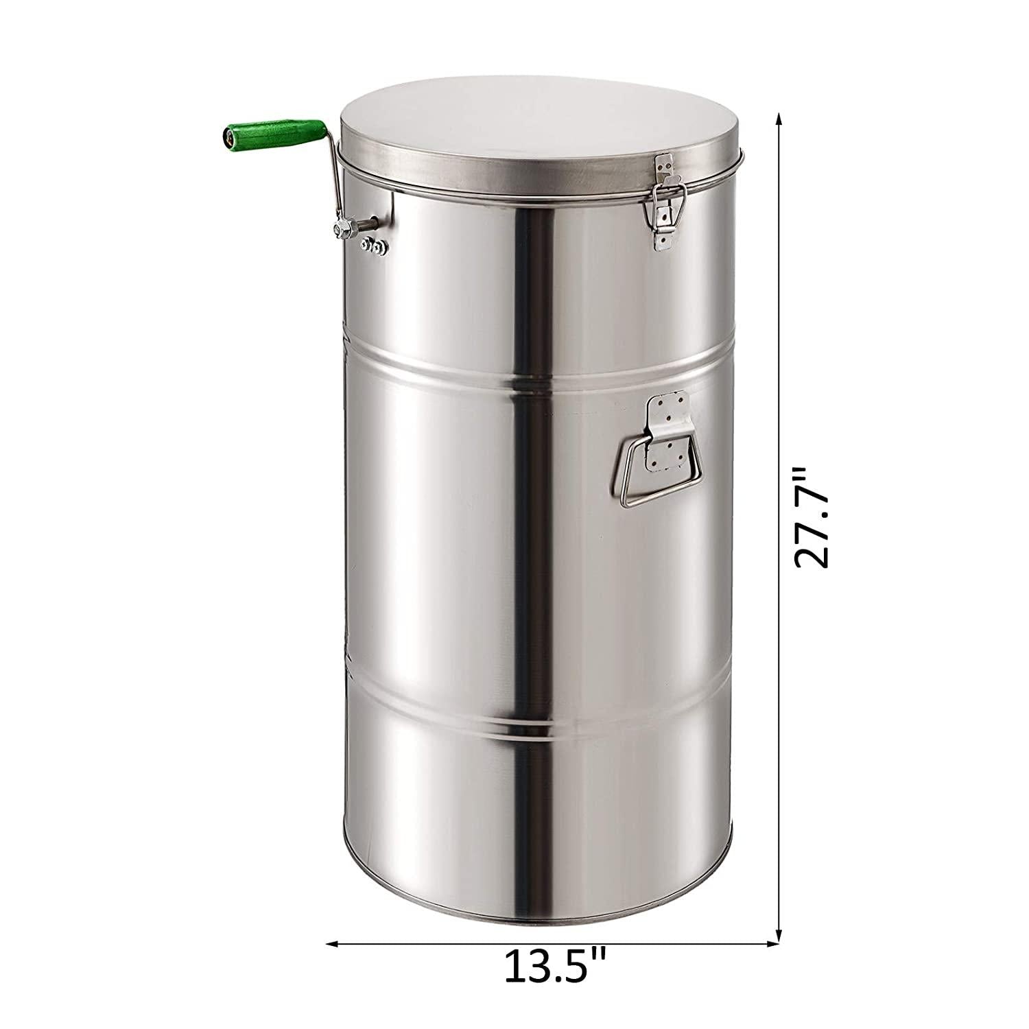 bestequip manual honey extractor 2 frame bee extractor stainless steel honeycomb spinner crank beekeeping equipment