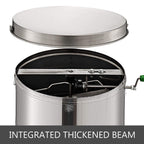 bestequip manual honey extractor 2 frame bee extractor stainless steel honeycomb spinner crank beekeeping equipment