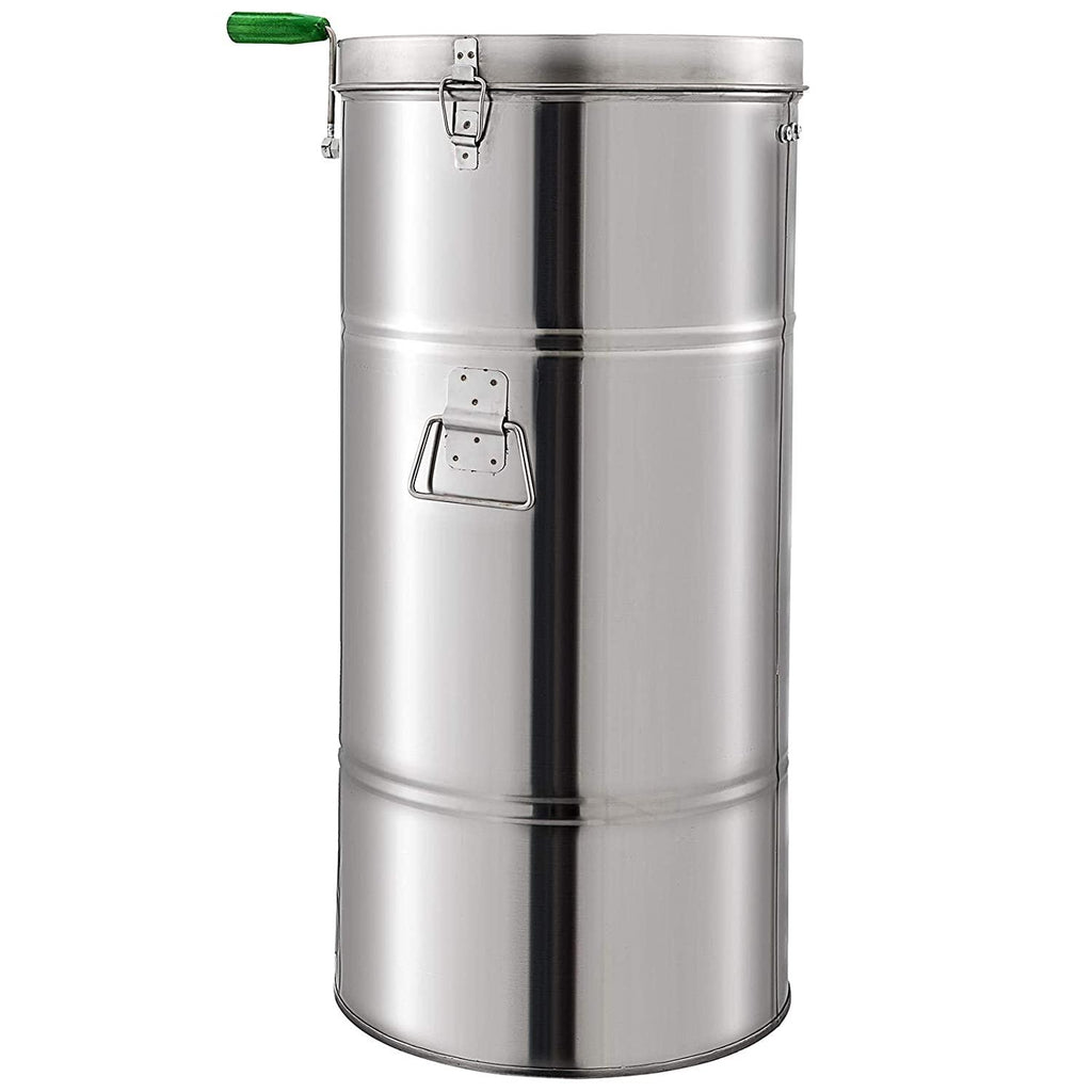 bestequip manual honey extractor 2 frame bee extractor stainless steel honeycomb spinner crank beekeeping equipment
