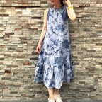 Babakud Summer Retro Casual Sleeveless Dress