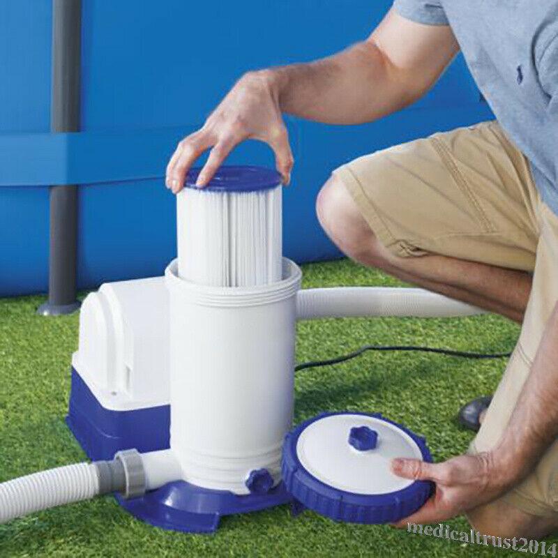 bestway 58392e 2500gallon (gph) above ground swimming pool filter pump cartridge