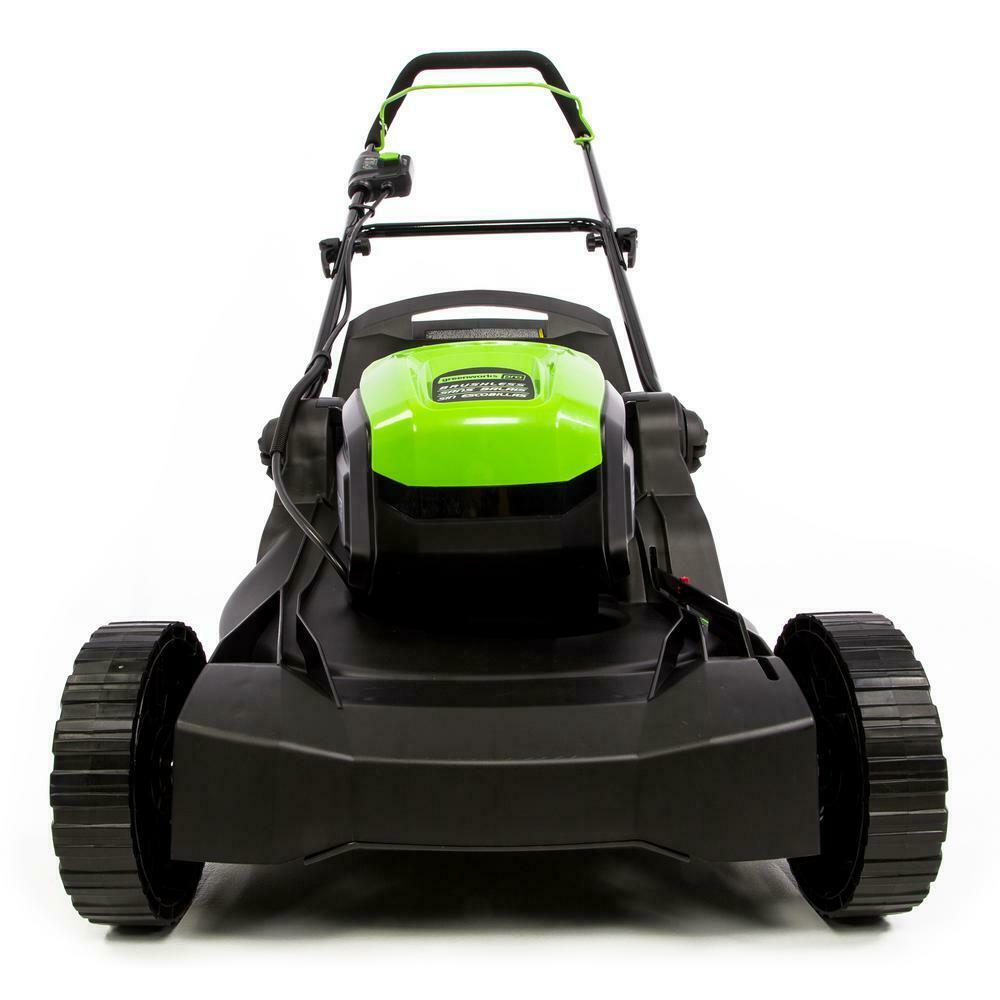 PRO 17 in. 60-Volt Battery Cordless Lawn Mower 4.0 Ah Battery Charger