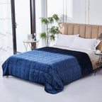 Sutton Home Navy 33 lbs Weighted Comforter 86"x100"