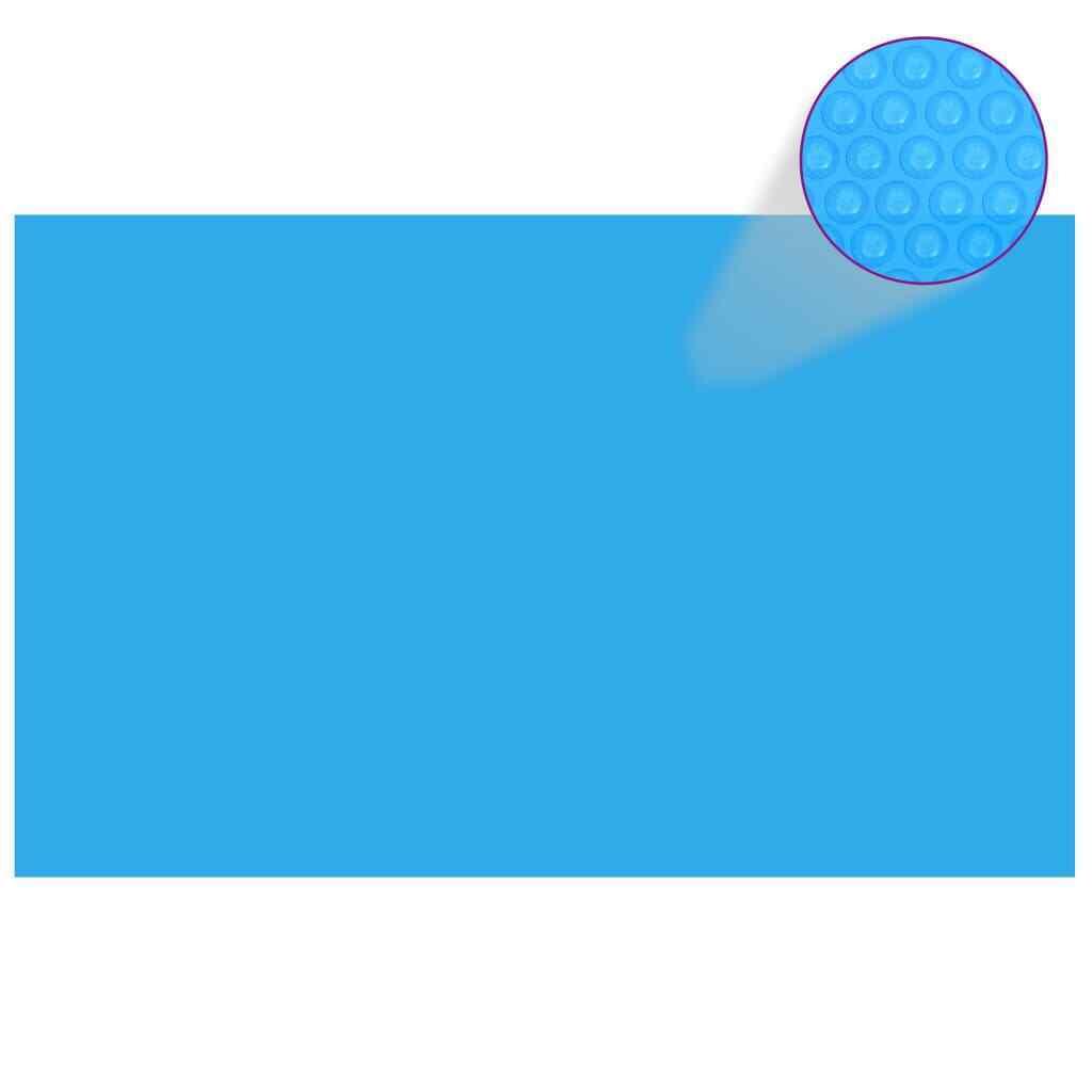 vidaxl rectangular pool cover 315"x196.9" pe blue