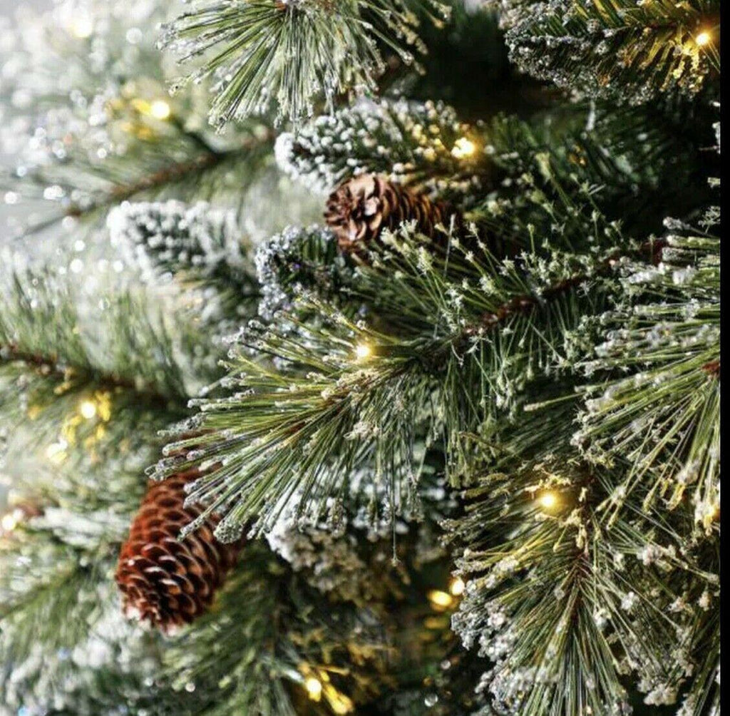Sparkling Amelia Pine LED Pre-Lit Artificial Christmas Tree Micro Fairy Lights