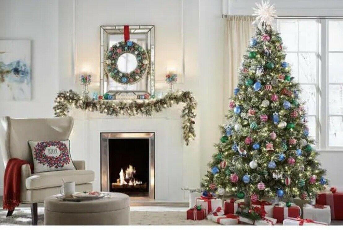 Sparkling Amelia Pine LED Pre-Lit Artificial Christmas Tree Micro Fairy Lights