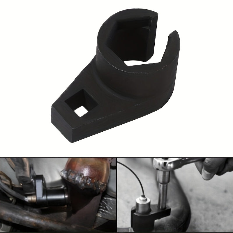 1pc Offset Oxygen O2 Sensor Socket 3/8-Inch Drive By 7/8-Inch 22mm ,Oxygen Sensor Offset Puller Wrench Removal Tool