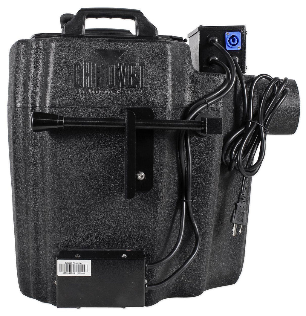 Chauvet DJ Nimbus Dry Ice Fog Machine Fogger+Motorized Moving Head Light Strip