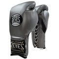 Cleto Reyes Traditional Lace Up Training Boxing Gloves - 14 oz. - Silver