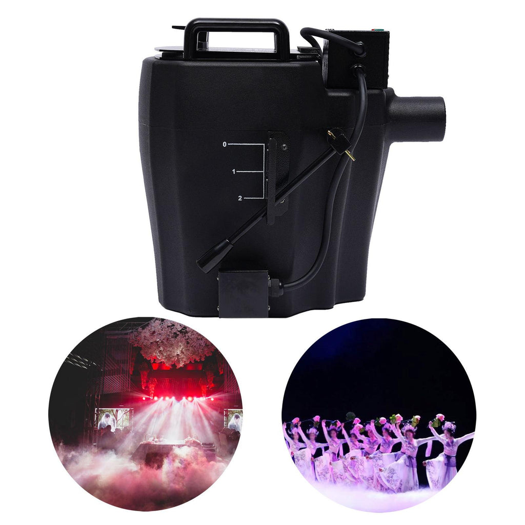 Wuzstar Stage Effect Fog Machine,Low Cloud Seas Dry Ice Machine for Performances, Concerts, Weddings, Bars 3500w