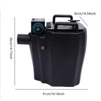 Wuzstar Stage Effect Fog Machine,Low Cloud Seas Dry Ice Machine for Performances, Concerts, Weddings, Bars 3500w