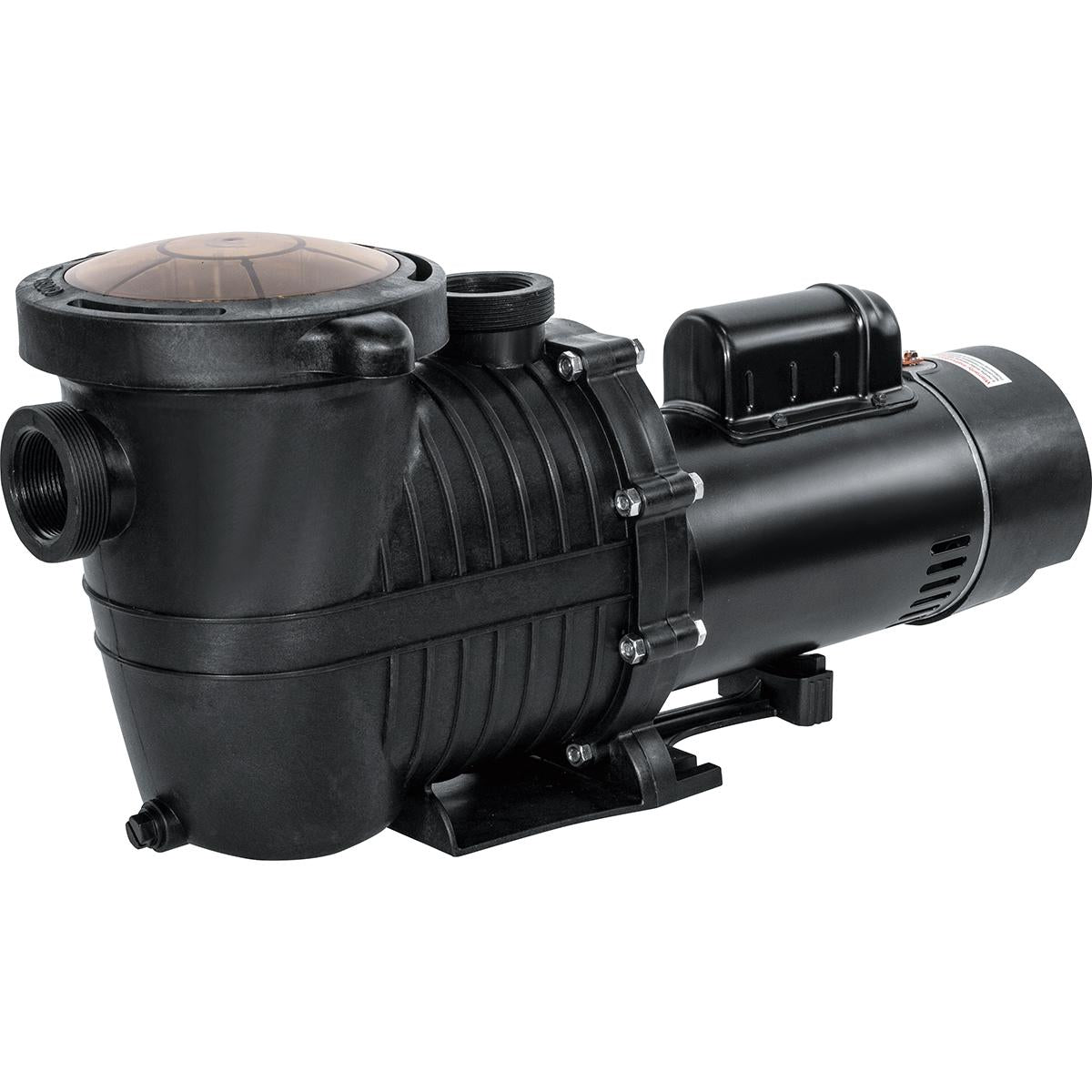 xtremepowerus 2hp pool pump in/aboveground 5850gph, with strainer 230v 1.5" ul
