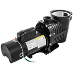 xtremepowerus 2hp pool pump in/aboveground 5850gph, with strainer 230v 1.5" ul