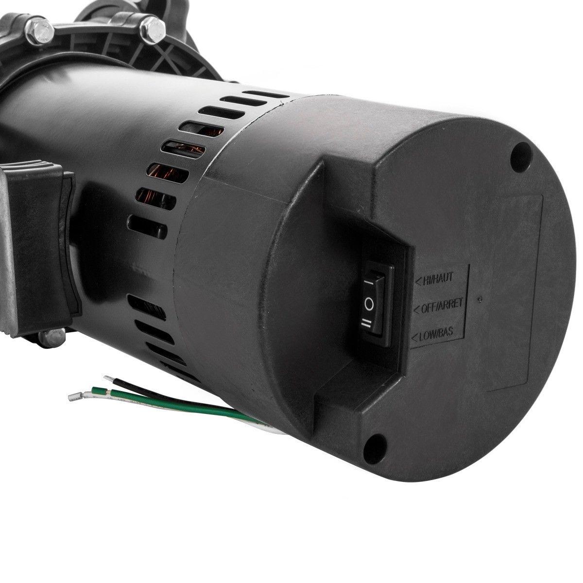 xtremepowerus 2hp pool pump in/aboveground 5850gph, with strainer 230v 1.5" ul
