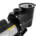 xtremepowerus 2hp pool pump in/aboveground 5850gph, with strainer 230v 1.5" ul