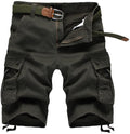 Men's Casual Cargo Shorts CamouflaOutdoors Pocket Beach Work Trousers Short Pants