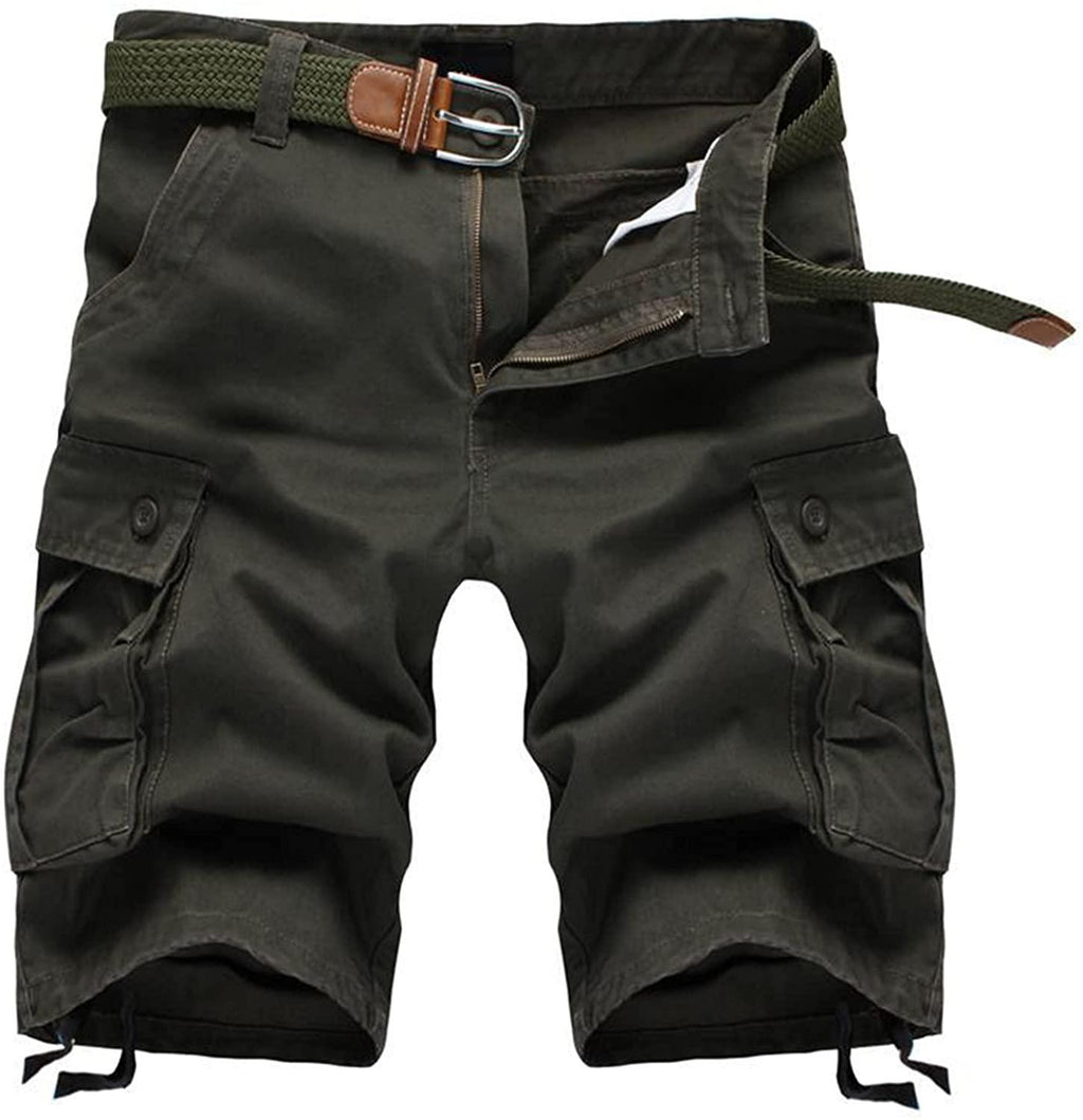 Men's Casual Cargo Shorts CamouflaOutdoors Pocket Beach Work Trousers Short Pants