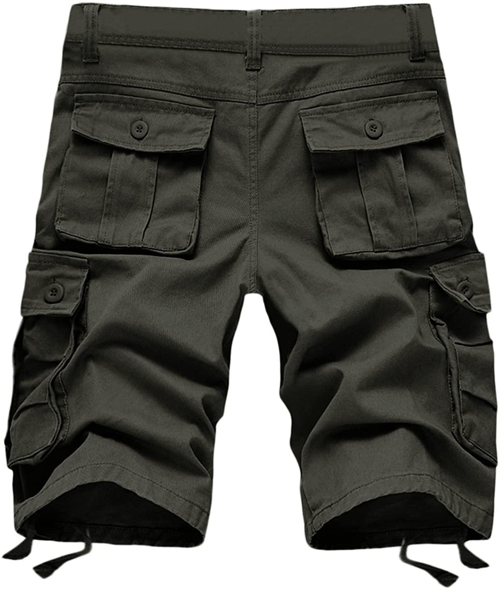 Men's Casual Cargo Shorts CamouflaOutdoors Pocket Beach Work Trousers Short Pants
