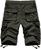 Men's Casual Cargo Shorts CamouflaOutdoors Pocket Beach Work Trousers Short Pants
