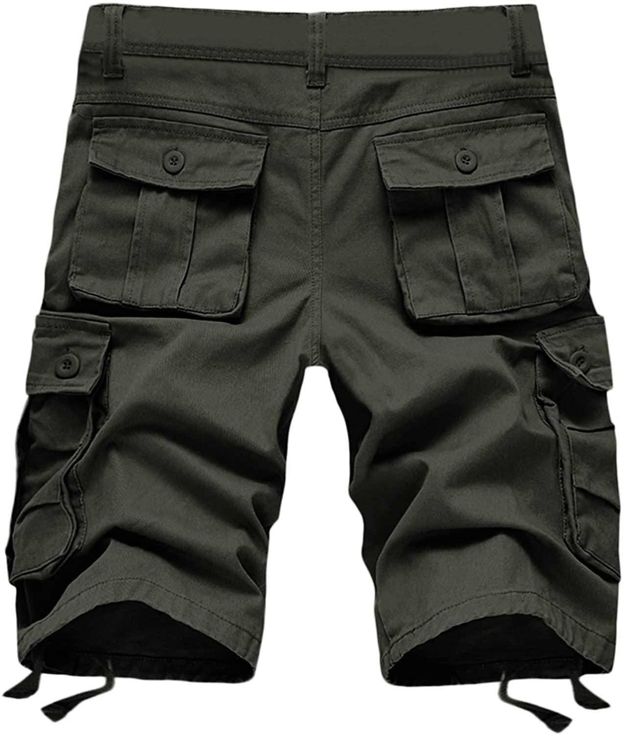 Men's Casual Cargo Shorts CamouflaOutdoors Pocket Beach Work Trousers Short Pants