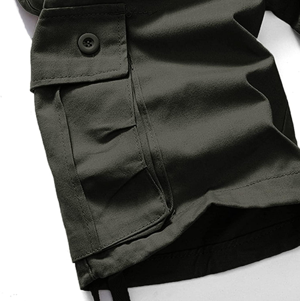 Men's Casual Cargo Shorts CamouflaOutdoors Pocket Beach Work Trousers Short Pants