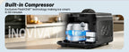 Ice Cream Maker Automatic 1.7 Pt, No Pre-Freezing,-In Compressor, Digital Display & Timer,3 Presets, Makes ice cream, Gelato, Perfect for home & party, IM001