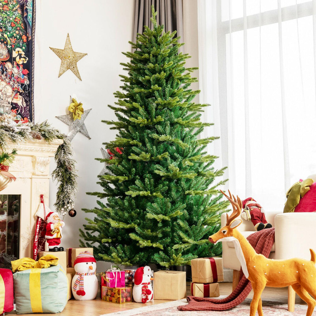 8ft App-Controlled Pre-lit Christmas Tree w/ 15 Modes Multicolor Lights