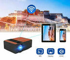 wireless android led projector blue-tooth full hd 1080p video hdmi office ppt tv