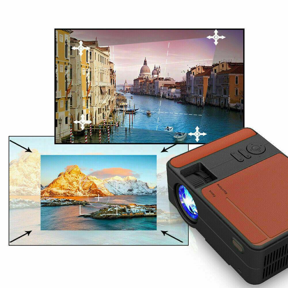 wireless android led projector blue-tooth full hd 1080p video hdmi office ppt tv