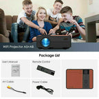 wireless android led projector blue-tooth full hd 1080p video hdmi office ppt tv
