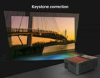 wireless android led projector blue-tooth full hd 1080p video hdmi office ppt tv