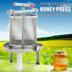 honey press extractor stainless steel household manual honey press paraffin machine press beekeeping tool diameter 24cm usa stock