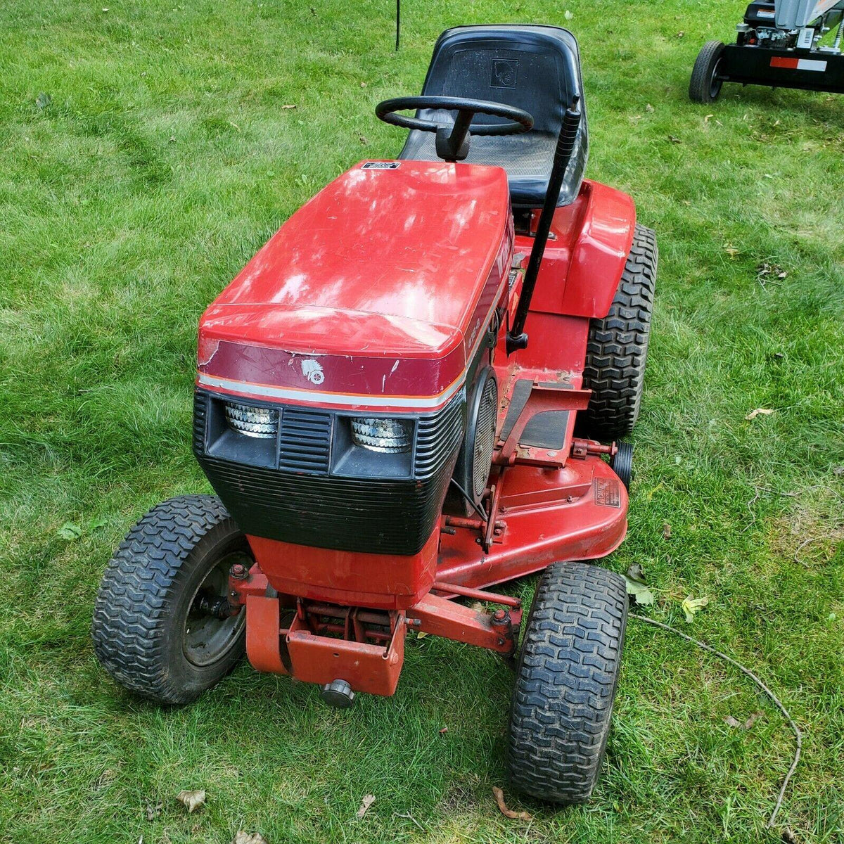 vintage wheel horse garden tractor mower snow blower 416-8 8 speed