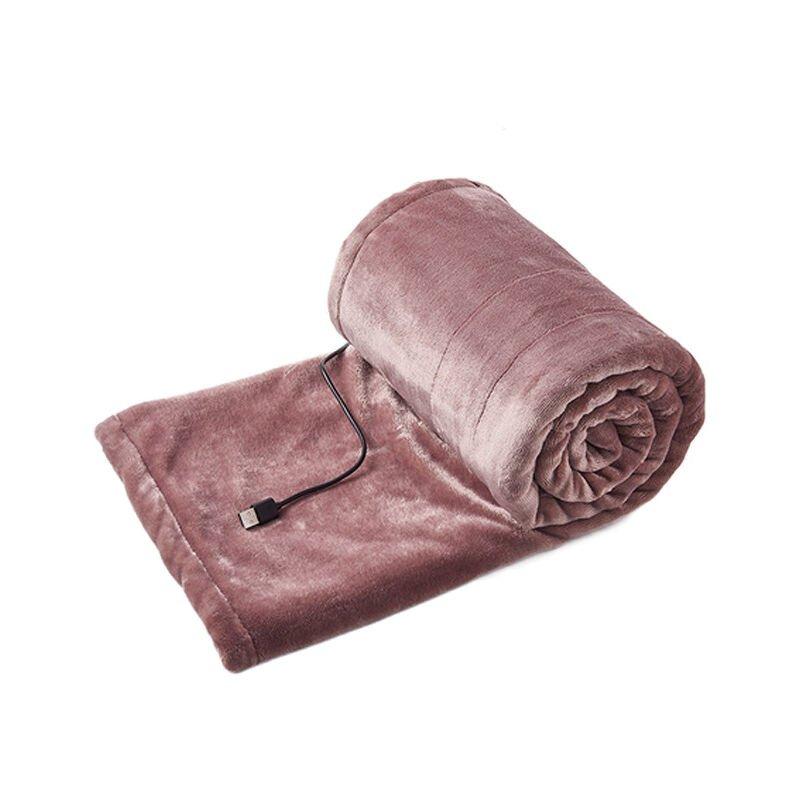 Electric blanket, heating blanket, machine washable, 5V USB portable electric blanket, intelligent fast heating thermostat -(140*80cm) pink