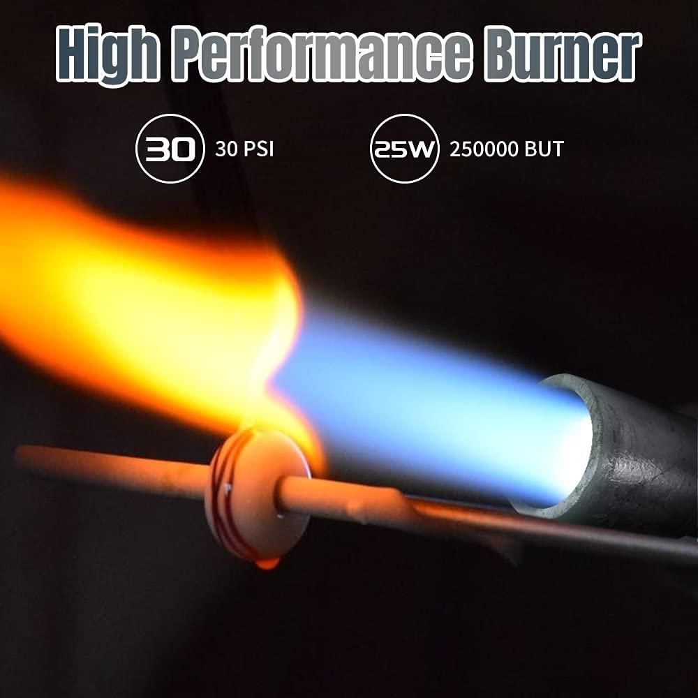 YUNNUO  Propane Forge TF9000 Portable Gas Forge Single Burner Knife Making Blacksmith Kit for Farrier Sword