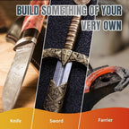 YICHANG Propane Forge TF9000 Portable Gas Forge Single Burner Knife Making Blacksmith Kit for Farrier Sword