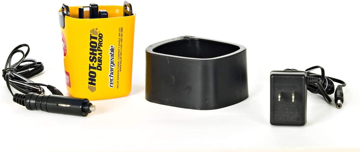 hot-shot duraprod livestock prod battery replacement kit duraprod 4-piece rechargeable kit (item no. dxrkit)