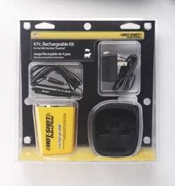 hot-shot duraprod livestock prod battery replacement kit duraprod 4-piece rechargeable kit (item no. dxrkit)