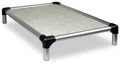 Kuranda Dog Bed - Chewproof - All-Aluminum (Silver) - Indoor/Outdoor - Elevated - Easy to Clean - Water Proof - Breathability - Vinyl Weave Fabric