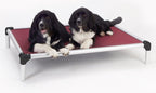 Kuranda Dog Bed - Chewproof - All-Aluminum (Silver) - Indoor/Outdoor - Elevated - Easy to Clean - Water Proof - Breathability - Vinyl Weave Fabric