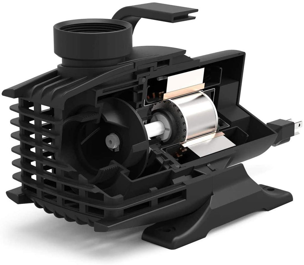 atlantic water gardens tt3000 energy efficient pond &amp; waterfall pump, black