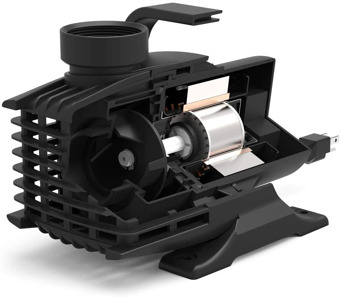 atlantic water gardens tt3000 energy efficient pond &amp; waterfall pump, black