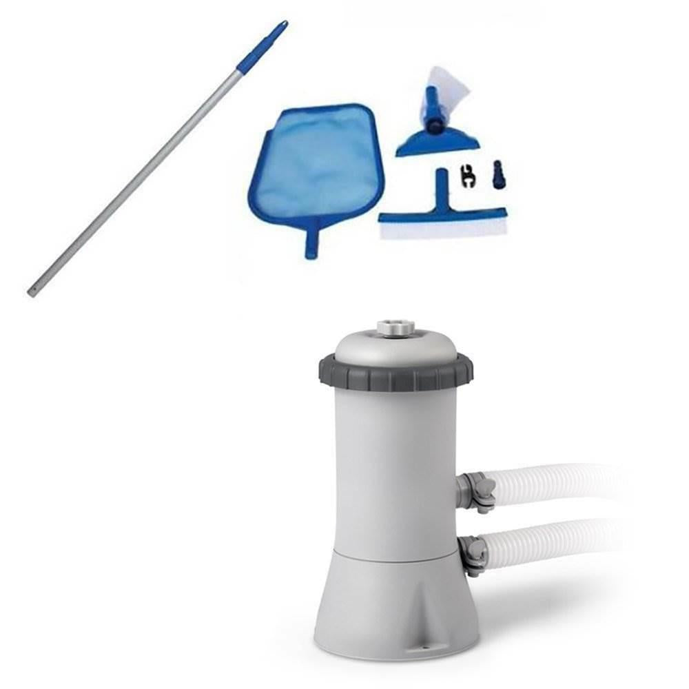 intex krystal clear pool replacement cartridge filter pump &amp; maintenance kit
