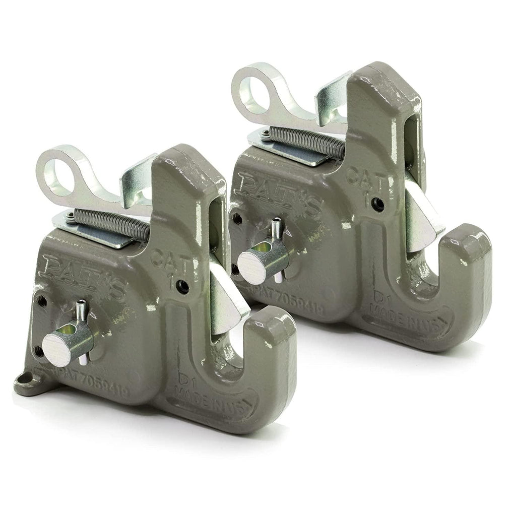 category #1 pat's easy change with stabilizer bar - quick hitch system on the market – flexible, durable and affordable - comes w/ 4 pair of lynch pin washers