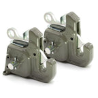 category #1 pat's easy change with stabilizer bar - quick hitch system on the market – flexible, durable and affordable - comes w/ 4 pair of lynch pin washers