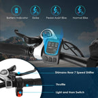 26 In. 3 WorModels Foldable Electric Bike with Super Lightweight Magnesium Alloy 6 Spokes Integrated Wheel, LarCapacity Lithium-Ion Battery (36V 350W), Double Layer Aluminum Alloy Wheel for Men